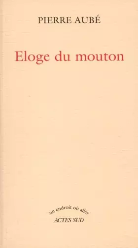 Couverture du produit · Eloge du mouton