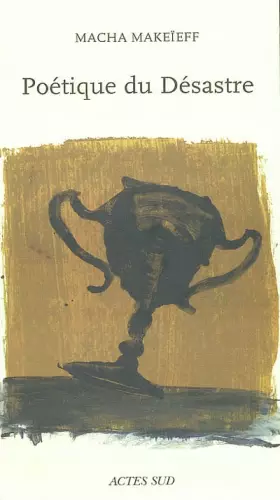 Couverture du produit · Poétique du Désastre