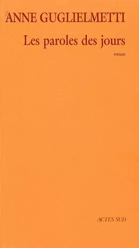 Couverture du produit · Les Paroles des jours