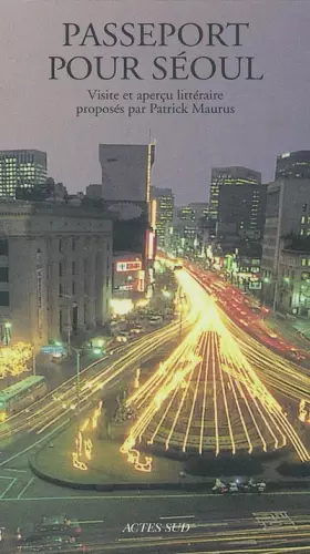 Couverture du produit · Passeport pour Séoul