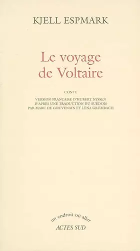 Couverture du produit · Le Voyage de Voltaire