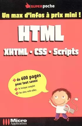 Couverture du produit · HTML