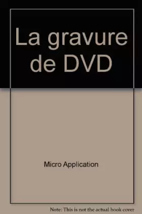 Couverture du produit · La gravure de DVD