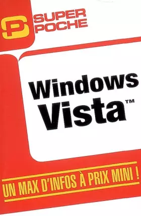 Couverture du produit · Windows Vista