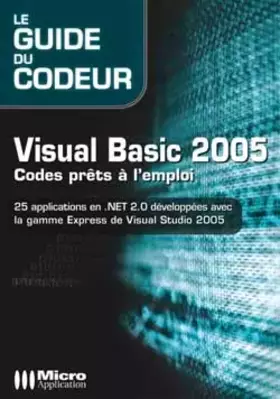 Couverture du produit · Visual Basic 2005: Codes prêts à l'emploi