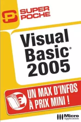 Couverture du produit · Visual Basic 2005