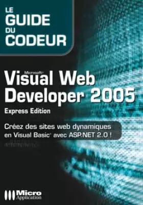 Couverture du produit · Visual Web Developer 2005 : Express Edition