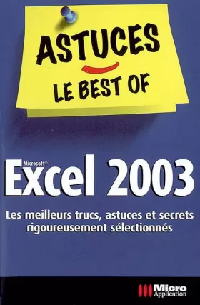 Couverture du produit · Excel 2003