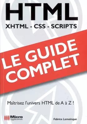 Couverture du produit · HTML