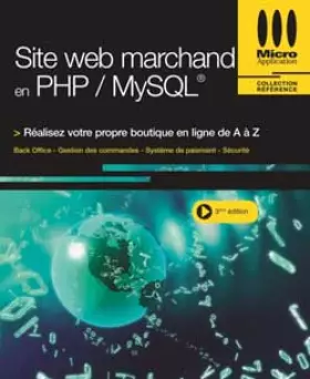 Couverture du produit · Site web marchand en PHP/MySQL