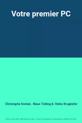 Couverture du produit · Votre premier PC