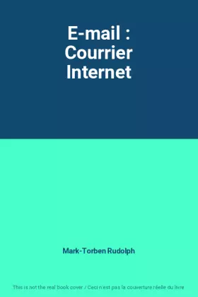 Couverture du produit · E-mail : Courrier Internet