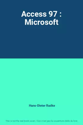 Couverture du produit · Access 97 : Microsoft