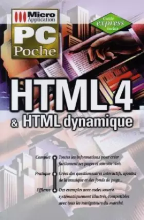 Couverture du produit · HTML 4 & HTML dynamique