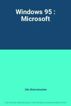 Couverture du produit · Windows 95 : Microsoft