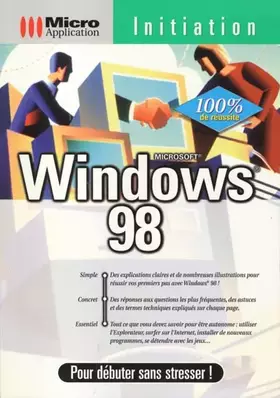Couverture du produit · Windows 98. Initiation