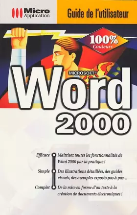 Couverture du produit · Guide utilisateur Word 2000, cédérom