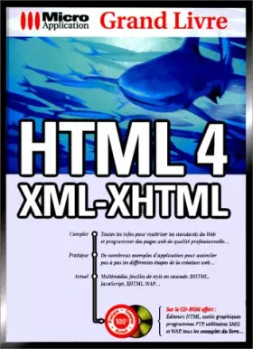Couverture du produit · Grand livre HTML, 4-XML-XHTML