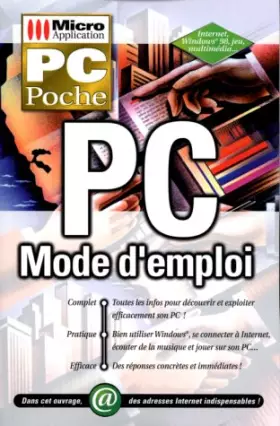Couverture du produit · PC poche : PC mode d'emploi