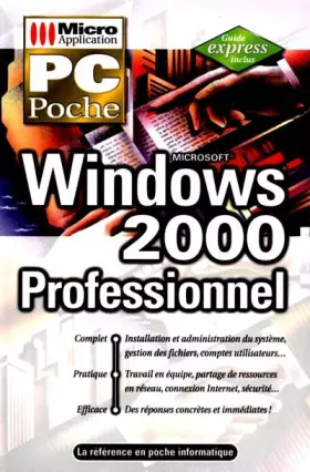 Couverture du produit · PC poche Windows 2000 Pro