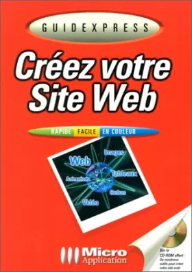 Couverture du produit · Créez votre site Web, avec CD-Rom
