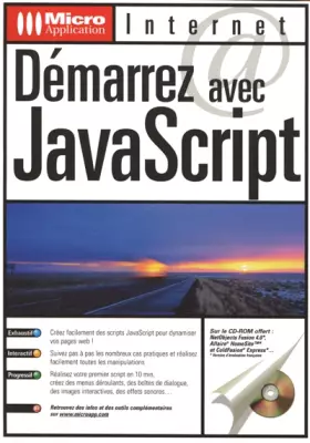 Couverture du produit · Démarrez avec Javascript, inclus 1 CD-ROM