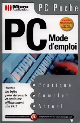 Couverture du produit · PC Mode d'emploi
