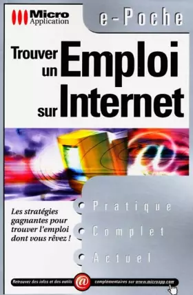Couverture du produit · Trouver un emploi sur Internet