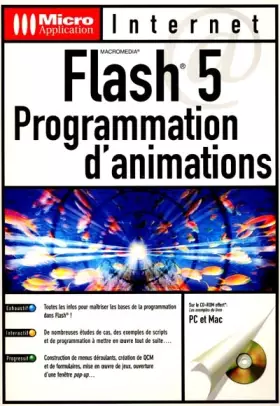 Couverture du produit · Flash 5. Programmation d'animations, Avec CD-ROM