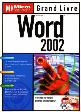 Couverture du produit · Word 2002