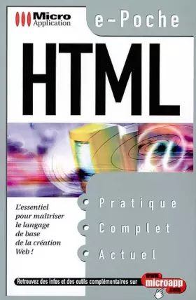 Couverture du produit · HTML