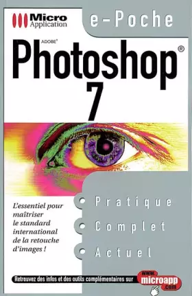 Couverture du produit · Adobe Photoshop 7