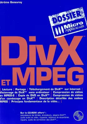 Couverture du produit · DIVX et MPEG