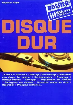 Couverture du produit · Dossier : Disque dur