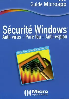 Couverture du produit · Sécurité Windows : Antivirus et pare-feu