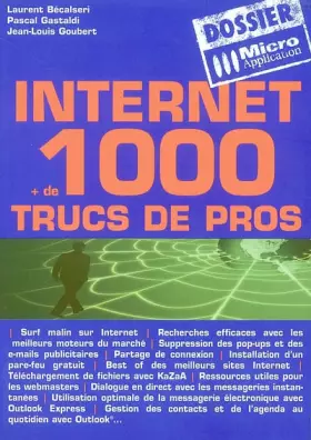 Couverture du produit · Internet + de 1000 trucs de pros