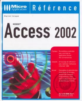 Couverture du produit · Access 2002