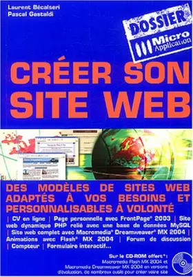 Couverture du produit · Créer son site web