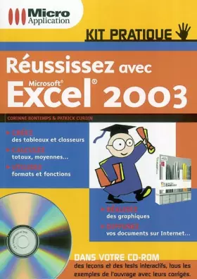 Couverture du produit · Réussissez avec Microsoft Excel 2003