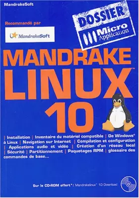 Couverture du produit · Linux Mandrake 10