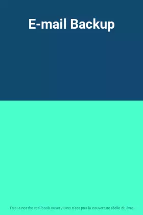 Couverture du produit · E-mail Backup