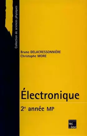 Couverture du produit · Électronique : 2e année MP