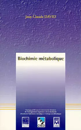 Couverture du produit · Biochimie métabolique