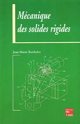 Couverture du produit · Mécanique des solides rigides