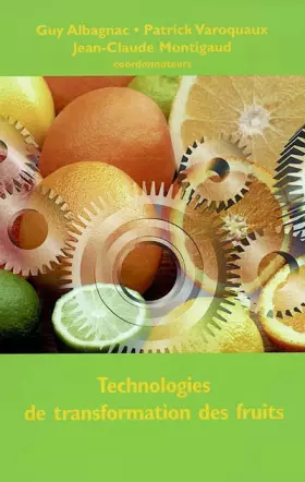 Couverture du produit · Technologies de transformation des fruits