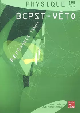 Couverture du produit · Physique 1e année BCPST-Véto