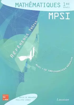 Couverture du produit · Mathématiques 1e année MPSI