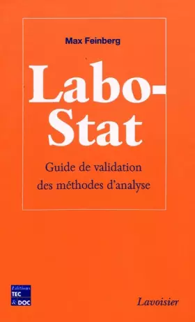 Couverture du produit · Labo-Stat : Guide de validation des méthodes d'analyse