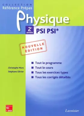Couverture du produit · Physique 2e année PSI PSI*