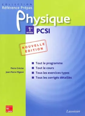 Couverture du produit · Physique 1re année PCSI